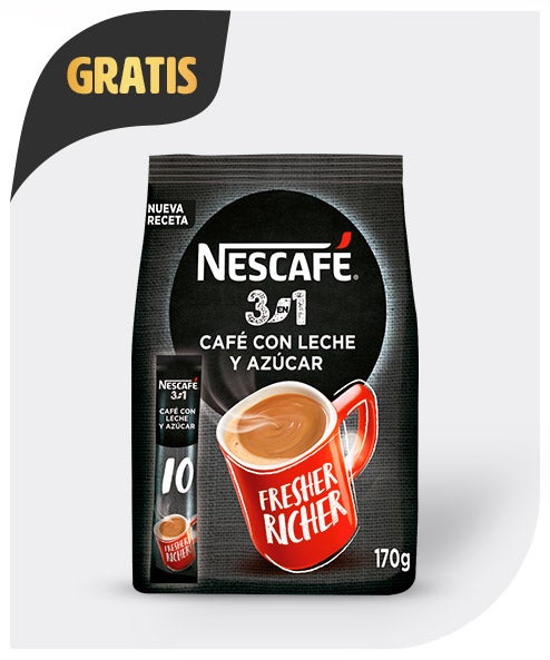 Prueba y ahorra con Nescafé 3en1