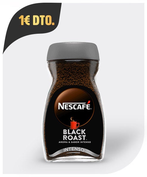 Prueba y ahorra con Nescafé Black Roast 200g