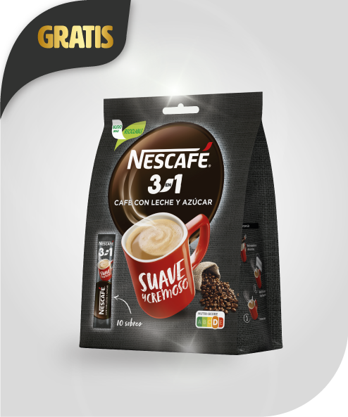 Prueba y ahorra con Nescafé 3en1