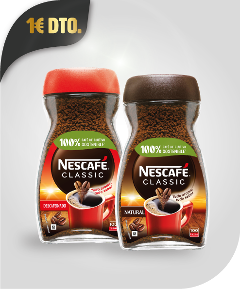 Prueba y ahorra con Nescafé Classic 200g